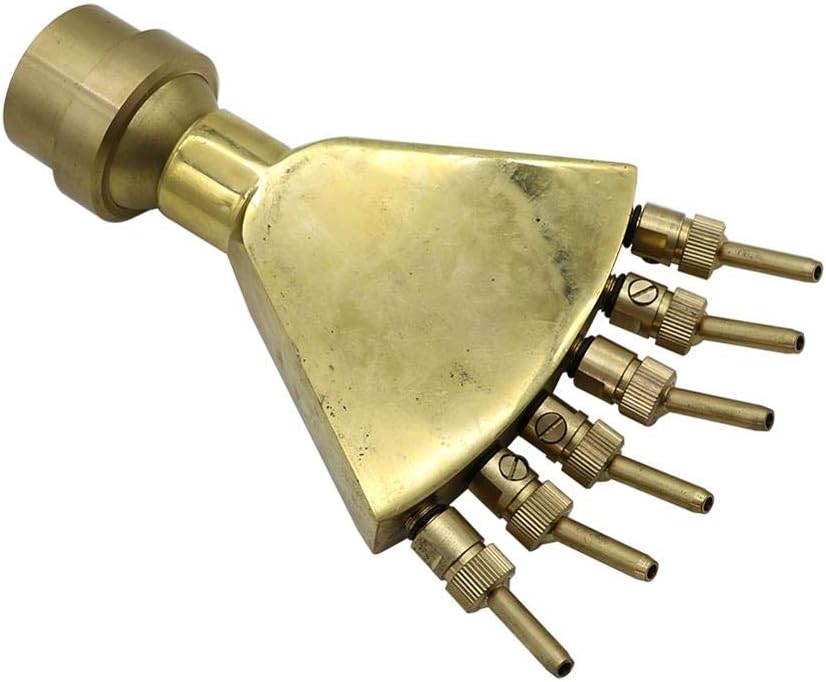 1Pc 1.5" Phoenix Tail Shaped Fountain Nozzles Garden Landscaping Scattering Nozzle Head Ornamental Decorative Fountains