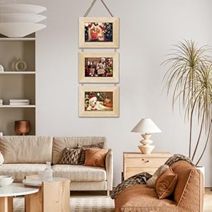 4x6 Wall Hanging Picture Frames Collage with 3 Opening Frames, Poster Frames, Gallery Wall Frame Set Collage Natural Frames 4×6 Wall Hanging Picture Frames Collage with 3 Opening Frames Poster Frames Gallery Wall Frame Set Collage Natural Frames