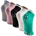 Peace Yoga® Pack of 5 Non Slip Cotton Yoga & Pilates Socks - Mix Pack