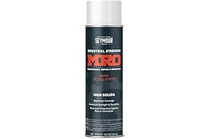 Corax White Spray: Industrial MRO High Solids Spray Paint, Gloss White 16 Ounce