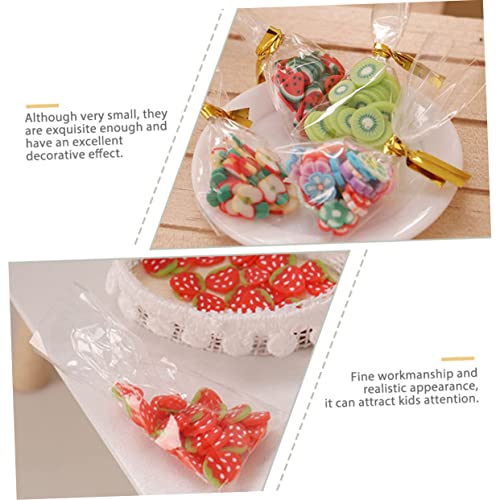 BRIGHTFUFU 10 Peças Brinquedos De Doces Em Miniatura Mini Casa De Fingir Brincar Em Miniatura Casa D