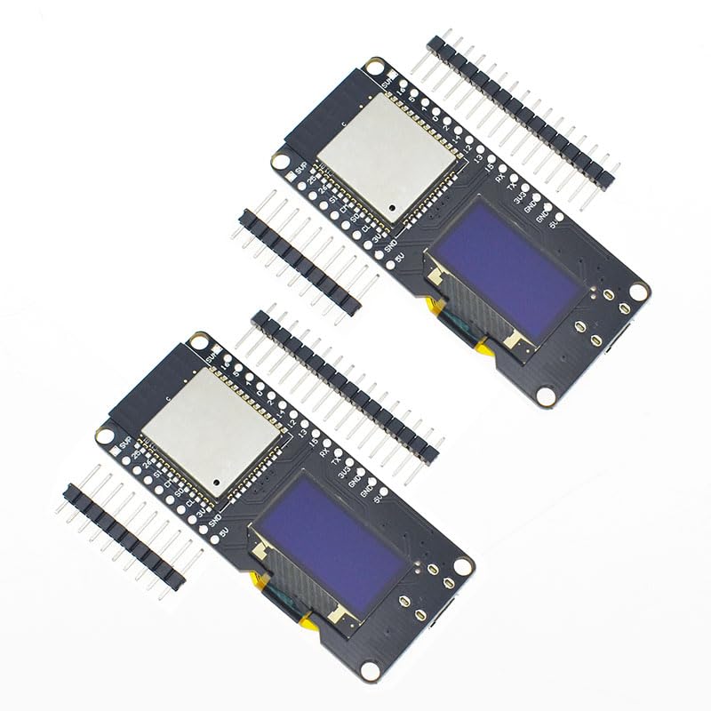 ESP32 OLED Board con pantalla integrada y doble núcleo para control inalámbrico eficiente