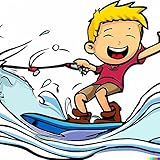  Tommy and His Wakeboard Boat (English Edition)