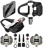 Favero Assioma PRO RS-1/MX Single-Sensing Power Meter Set, Road & Off-Road Riding – Shimano SPD-SL & SPD MTB Compatibility, Easy-to-Transfer, Cycling Dynamics w/ Wearable4U PowerBank Bundle