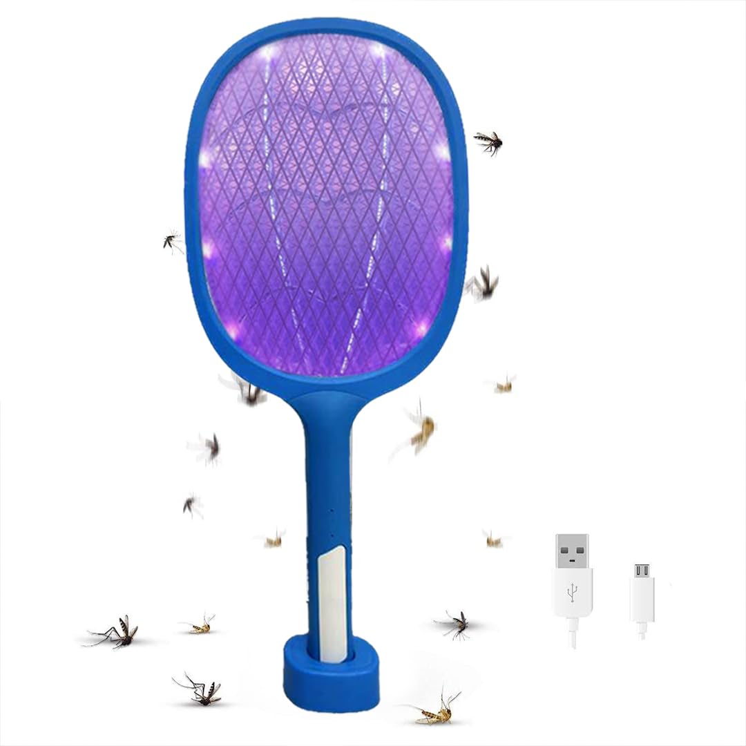 GaxQuly GaxQuly 2 in 1 Mosquito Killer bat Electric Fly Swatter Mosquitos Electric Insect Killer Indoor & Outdoor (BL-MSQ) (B0D7MLBGB1) Amazon Price History, Amazon Price Tracker