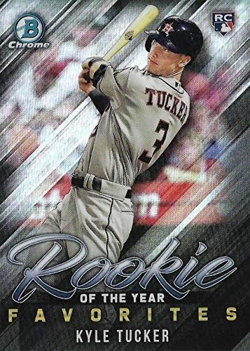 2019 Bowman Chrome Rookie of the Year Favorites - Kyle Tucker - Houston Astros Baseball Card #ROTF1