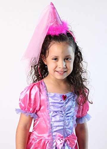 Hot Pink Princess Cone Hat Headband #TOP2