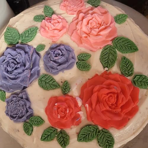 Leaf Fondant Silicone Molds, Maple Leaf Cake Mold, Fern Leaves Chocolate Baking Mold for Cake Decoration Cupcake Topper Candy Sugar Craft Gum Paste Clay Resin