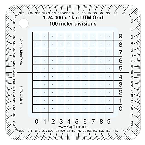 MapTools 1:24,000 Scale Pocket Size UTM Grid