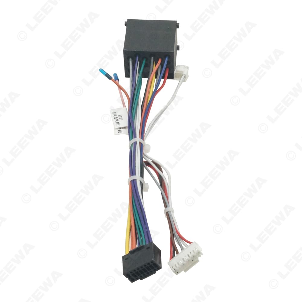 Car for Audio 16pin Wiring Harness Wire Cable for BMW E46(99-06) E39(95-00) E53 X5(99-00) Stereo Installation Wire Adapter - (Color Name: Harness CANBUS Box)