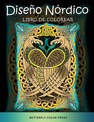 Diseño Nórdico Libro de Colorear: Libro de Colorear con Diseños Fantásticos para Adultos