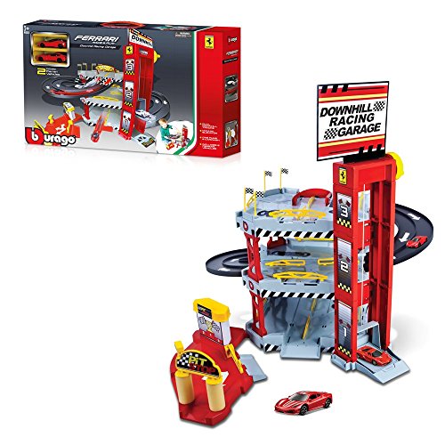 Preisvergleich Produktbild Bburago 15656096 - Ferrari Double Lane Racing Garage