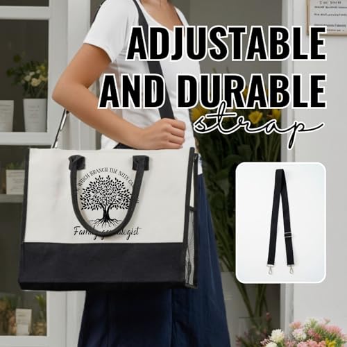 Bolso Tote de lona para mujer con gran capacidad miniatura 4