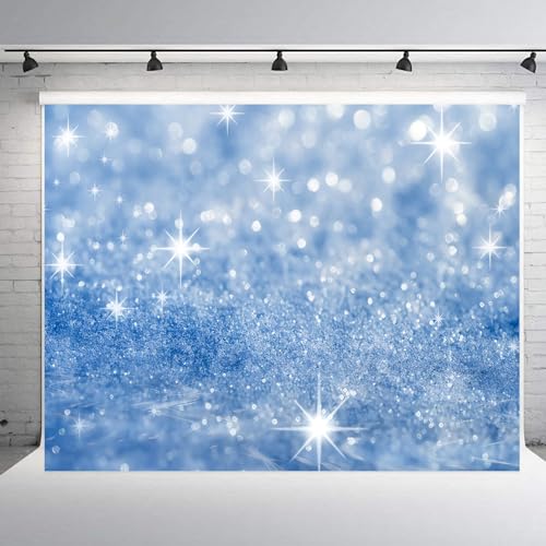 Toile de fond à paillettes bleues 1,8x2,4m pour décor de studio photo