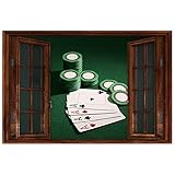  Kasrty H7939M_WB Photo murale Motif roulette de casino 90 x 60 cm