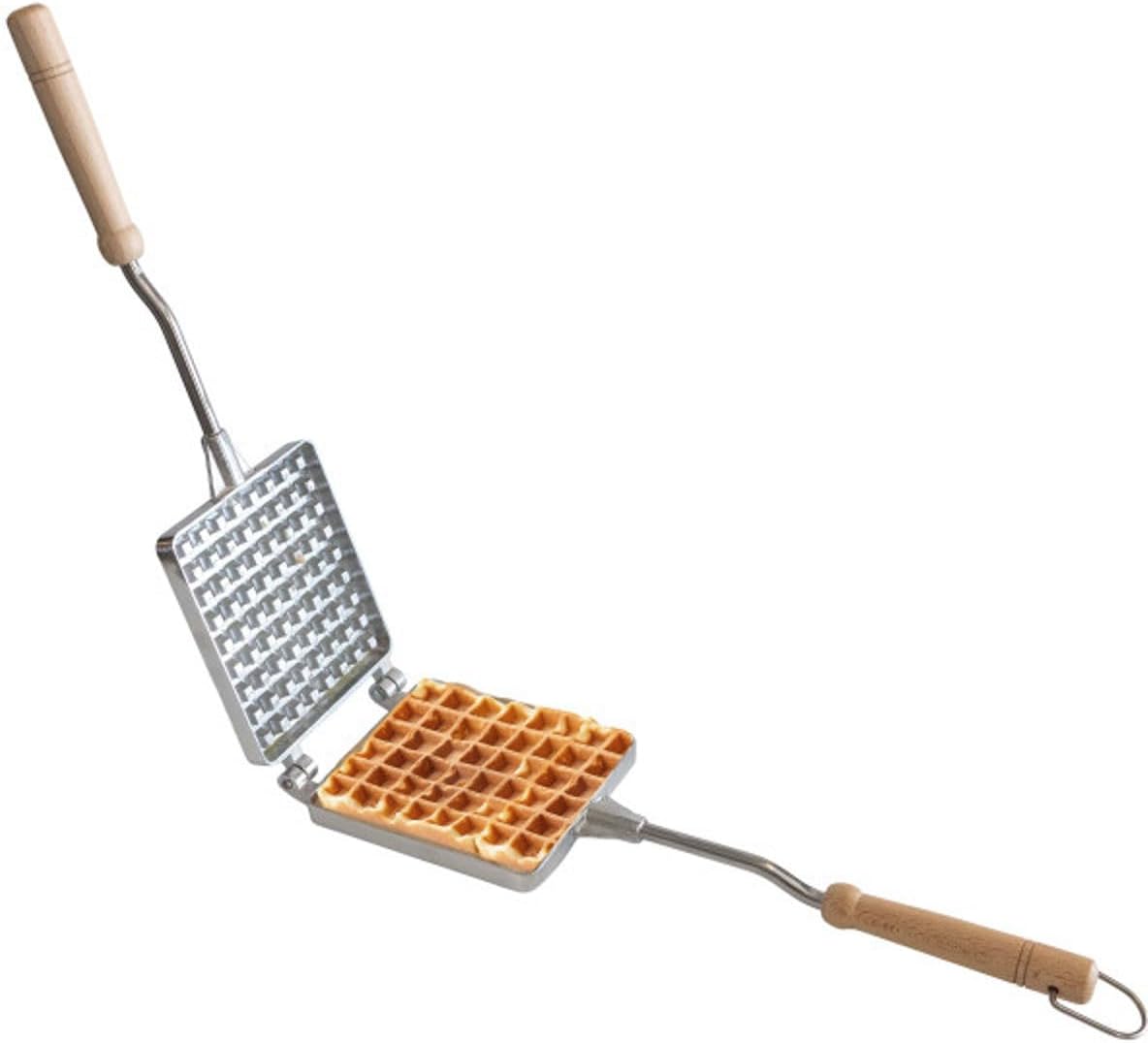 Portable Stovetop & Campfire Waffle Maker – Aluminum Flip Pan Portable Stovetop & Campfire Waffle Maker – Aluminum Flip Pan