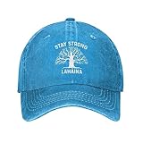 Tywonmy Pray for Lahaina hat Lahaina Strong hat for Women Baseball hat Cool caps Blue