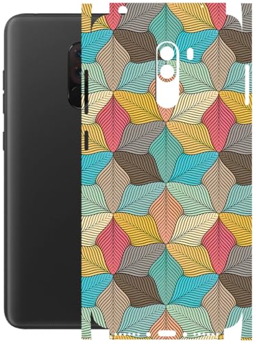 Image of AtOdds - Full Body Back Screen Guard Protector Film - Lamination Wrap Skin Sticker Compatible with Poco F1 | Scratchproof Matte Finish (Autumn)