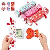 KASESSS 4 Piezas Caja Sorpresa de San Valent, Caja de Dinero Sorpresa de Feliz San Valent, Cajas Regalo Dinero, Romance Cajas Misteriosa con Forma de Caramelo para Aniversario, Sans Valentín