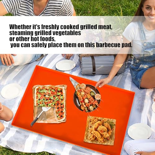 Accessoires pour barbecue : tapis de cuisson d'extérieur silicone pour plaque