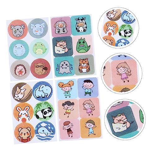 Didiseaon 576 Pçs Adesivos Ao Ar Livre Adesivo Remendo Criança Pano Dos Desenhos Animados Remendo