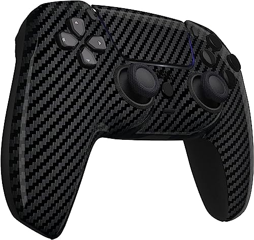 Image of Custom Controllerzz Custom Wireless Controller Compatible with PS5 - Multiple Designs Available (PS5 Glossy Carbon Fiber)