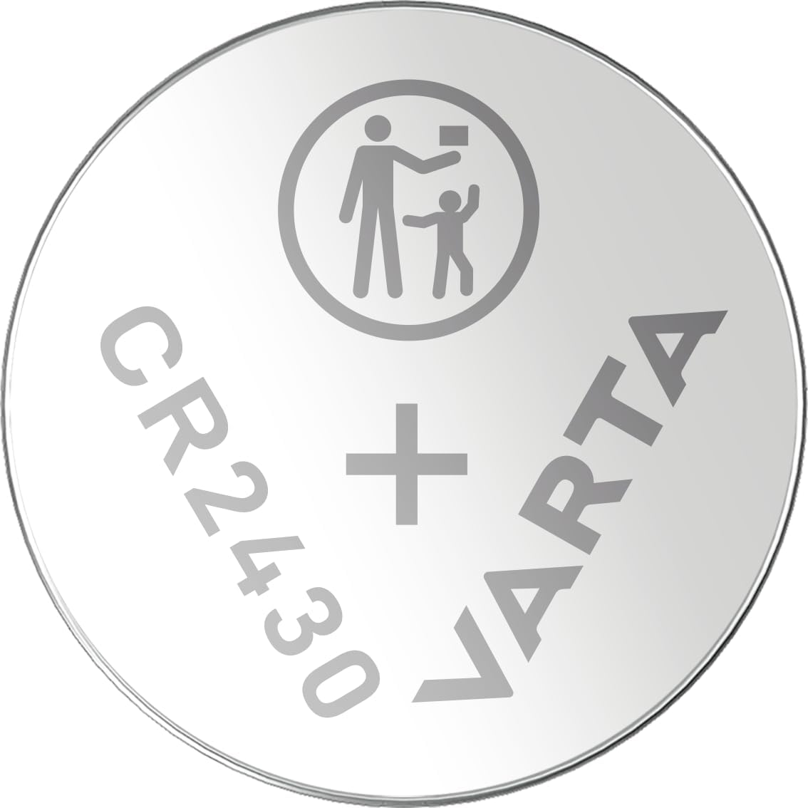 Coin Cell Batteries CR2430, Pack of 2, Lithium Coin, 3 V, for clocks