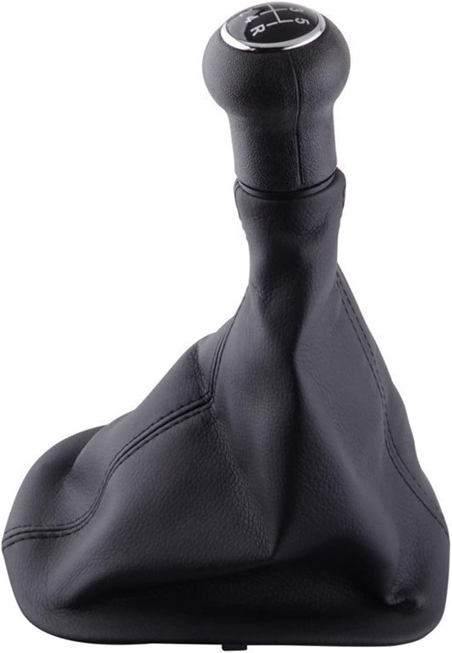 Amazon.co.jp ギア シフトレバー アウディ A6 C5、A4 B5、A8 D2 マニュアル 5 速車のギアシフトシフターノブレバーハンドルヘッド PU レザー防塵カバー 車＆バイク