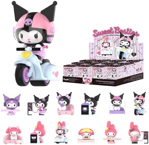 POP MART Sanrio Characters Sweet Besties Series-12PC Random Figure Popular Action Figure Collectible and Adorable Toy Artistic Creative Gift