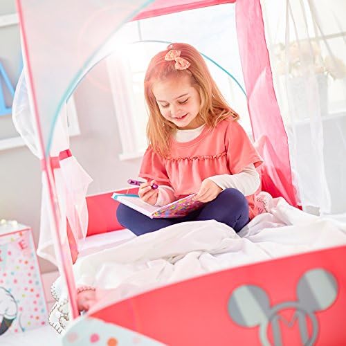 Minnie Mouse Camper-Van Girls Toddler Bed, Pink, 142 x 76.5 x 116 cm