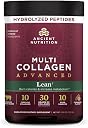 Ancient Nutrition Advanced Hydrolyzed Multi Collagen Peptides, Lean