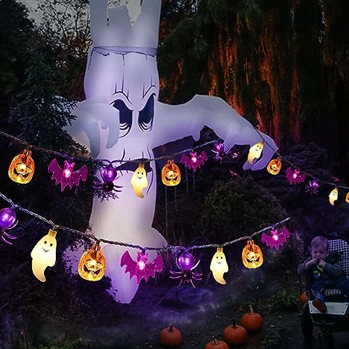 Dontsri Solar Powered Halloween Lights, 40 LED, 8 Modes, Waterproof, Auto On/Off, Outdoor Use — view 8