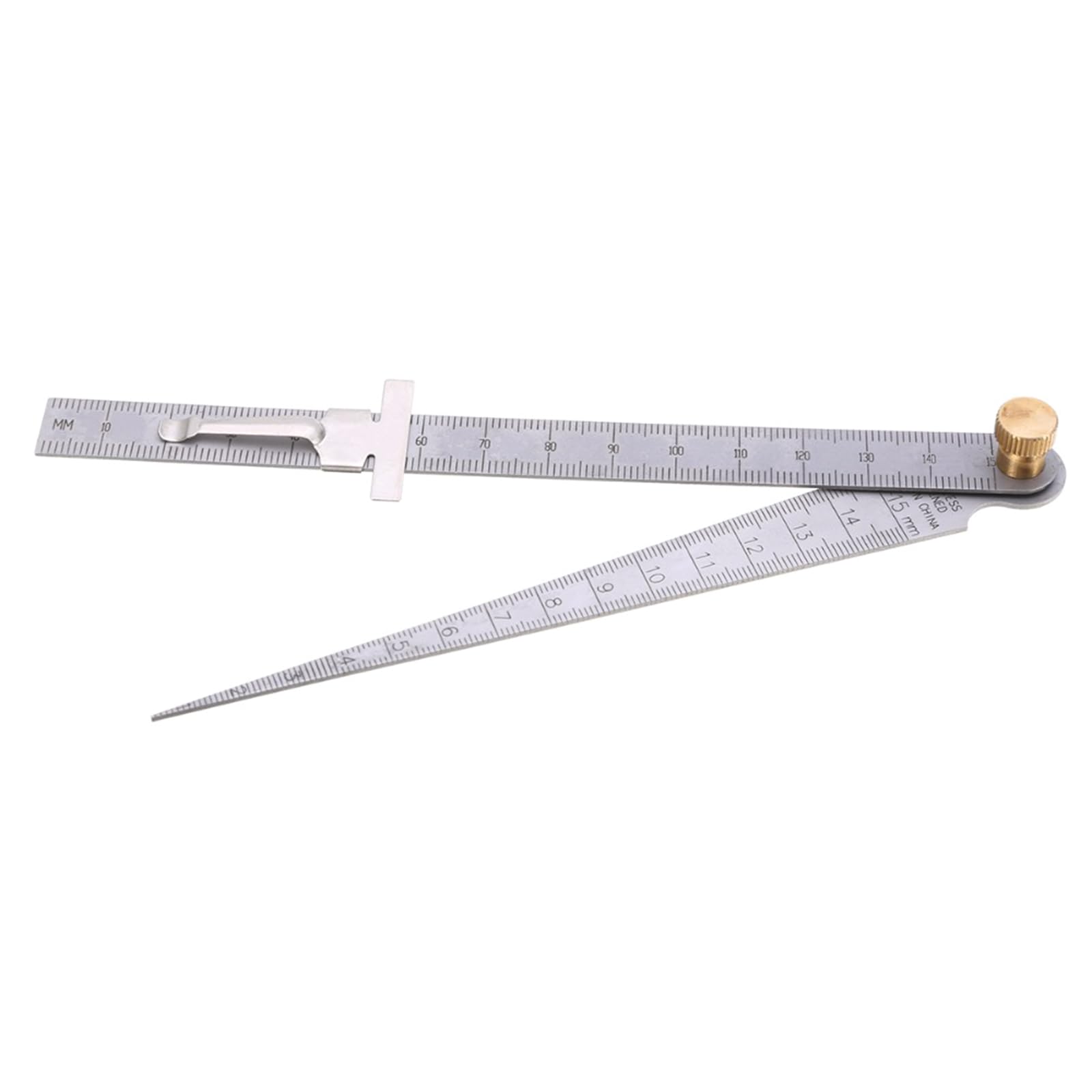 EINCORN Steel Feeles Gauges 15cm Length Precisions Measurement Tool with Clear Marking Multipurpose Measuring for Space & Dept