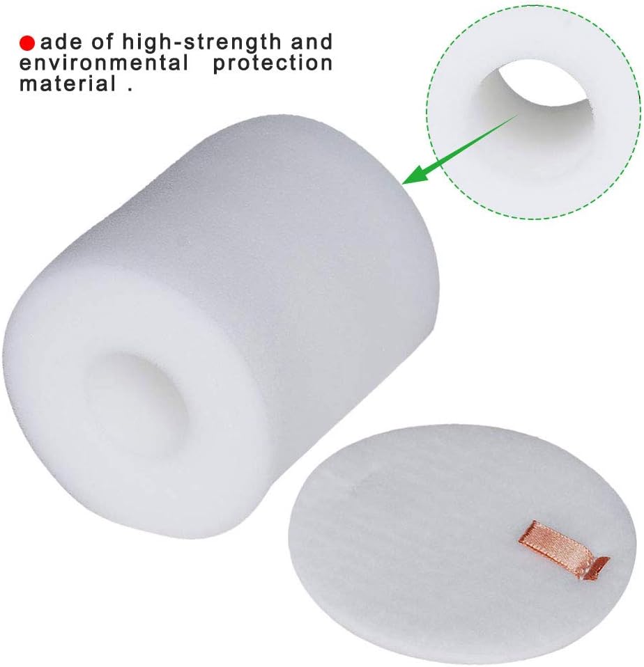 HIFROM Foam & Felt Filter Set Fits Shark Rotator Pro NV500, NV500CO, NV501, NV502, NV503, NV500W & NV550 Vacuums, Part #XFF500 XFF500 Pro Vacuum Cleaner Filter (8 Pack)