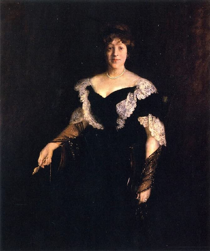 Portrait de Mme H. William Merritt Poster Impression Sur Toile Décoration Salon 60x90