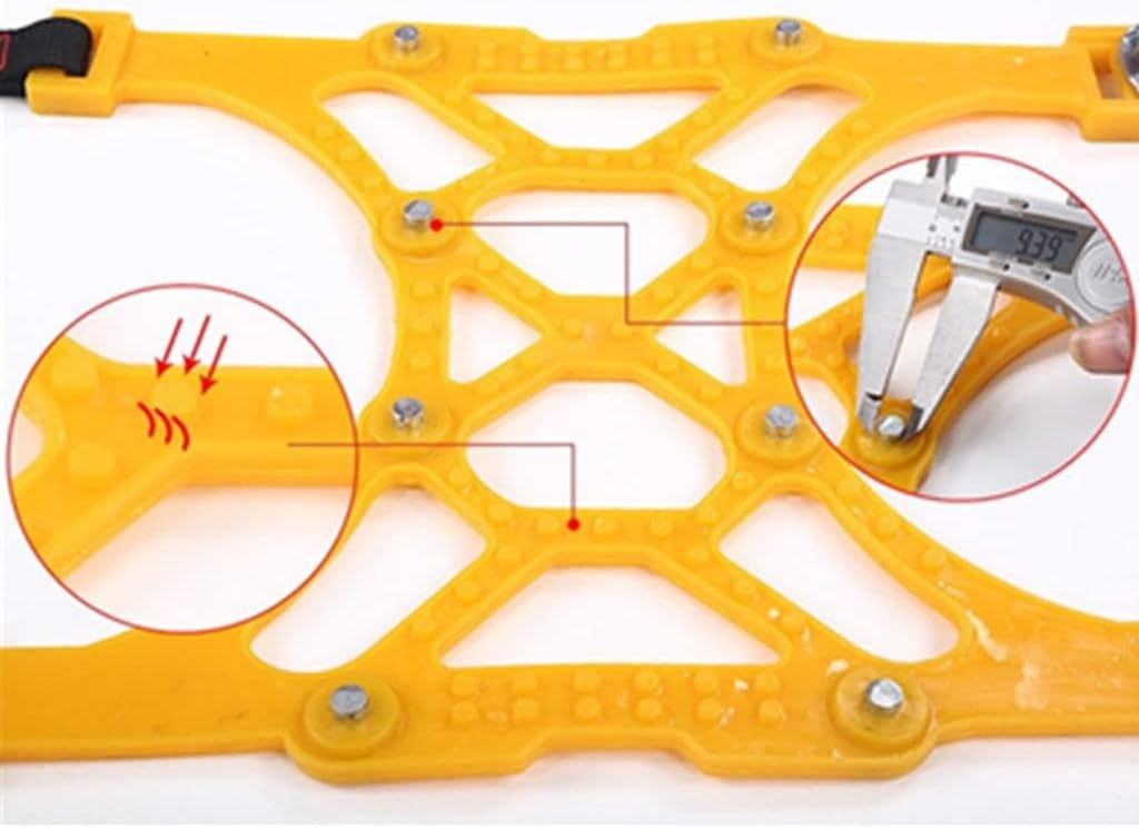 6pcs Car Snow Chain Off Road Snow Car Chains Tyre Winter Roadway Safety ATV Anti-Skid Car Snow Chains Tire Chain for Wheels