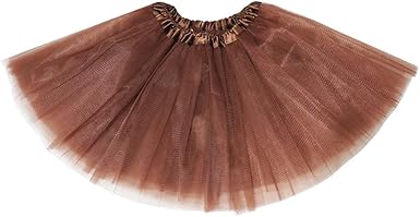 Women's 5-Layer Tulle Tutu Skirt, Adult Dance Ballet Tulle Dress,Teens Halloween Cosplay Running Tutu