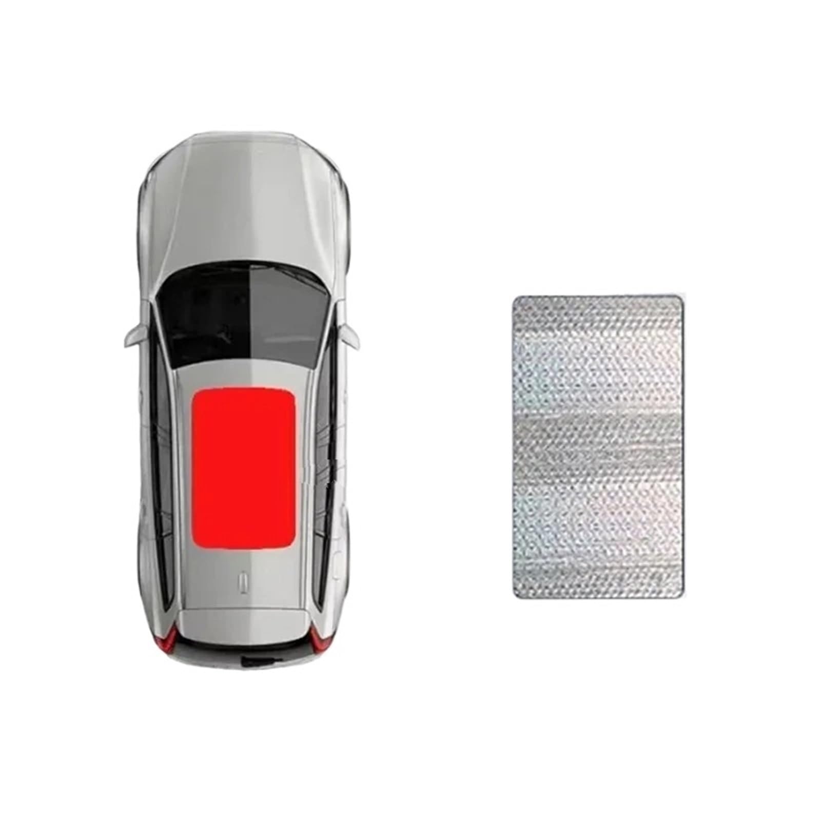 Parasole de Auto Parasole Tetto apribile Adatto per Benz per GLE W166 C292 2015~2019 2018 Finestra Scudo Termico sul panoramico per Auto Anti-UV(C292 Silver)