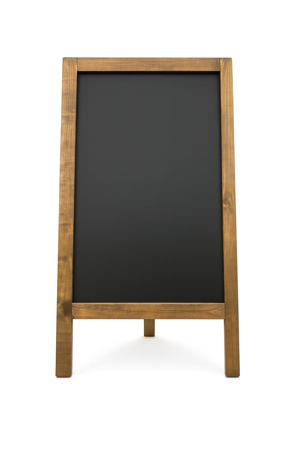 Wooden Single-Sided Pavement Sign 16"x32" (80x40cm) | All-Weather A-Board Display | Handcrafted in The UK | Made in England | Rustic Chalkboard with Protective Feet for Cafes, Shops & Pubs