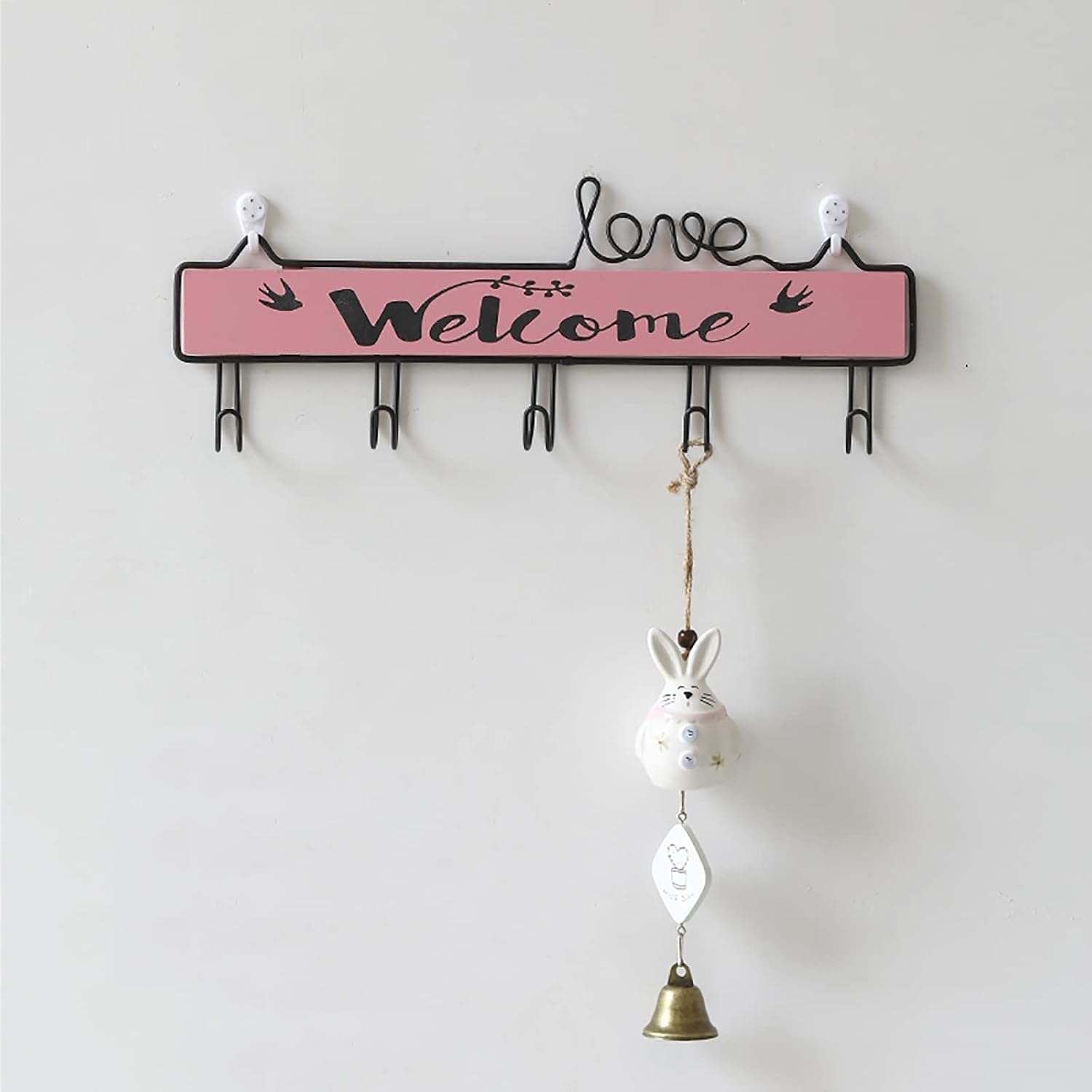 Coat Rack/Nordic Creative Entrance Door Wall Key Hook/Storage Wall Hanging Wall Decoration Door Hanger Rack (Color : A Size : 28cm) (C 28cm)