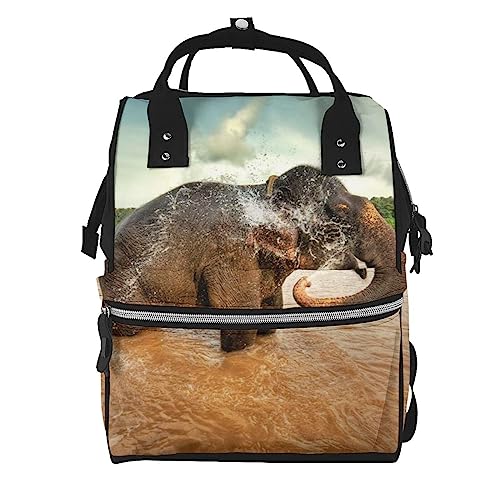 Sac à langer éléphant grande capacité pour ne plus jamais manquer de place