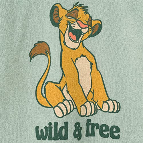 Disney Lion King Big Boys' 2-Piece T-Shirt and Shorts Set Sage Green 10-12 - image 6