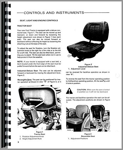 Ford 445 Industrial Tractor Operators Manual (1979 and Up)      Unknown Binding