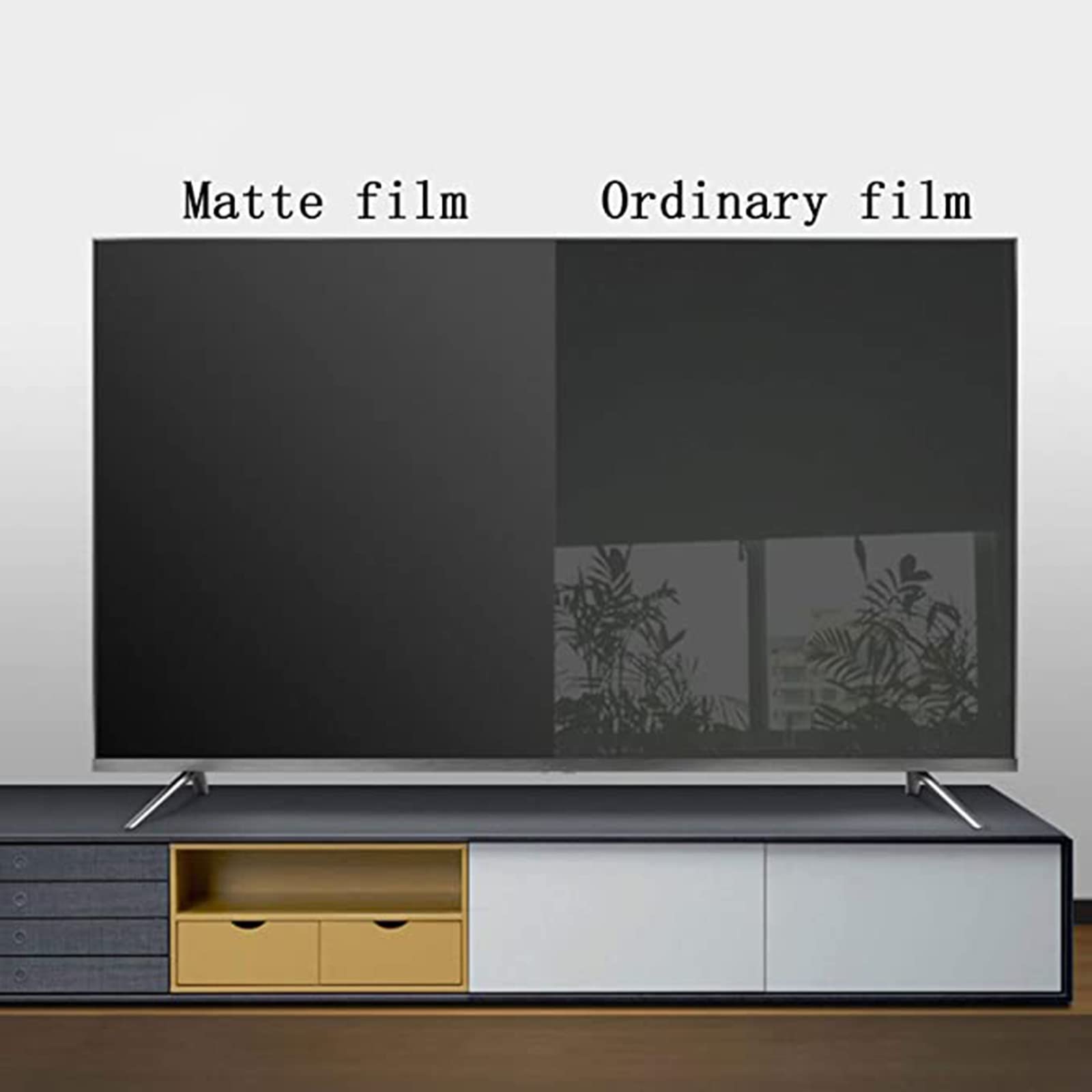 Ochraniacz ekranu telewizora, matowy antyodblaskowy/antyrefleksyjny / przeciwpyłowy filtr sprawia, że światło miękkie łagodzi zmęczenie oczu dla Smart TV 4K LED Samsung, LG,55" (1221 * 689)