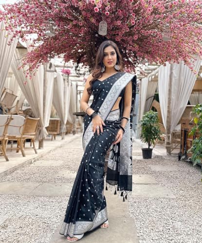 Image of Avantika Fashion Women's Kanjivaram Soft Silk Banarasi Sarees With Blouse Piece