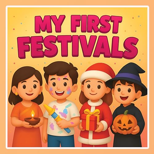 My First Festivals – A Bright, Fun & World Celebrations | Age - 2 to 6 years |: A 3D Cartoon Picture Book for Kids Featuring Fun Traditions, Activities & Celebrations from Around the World