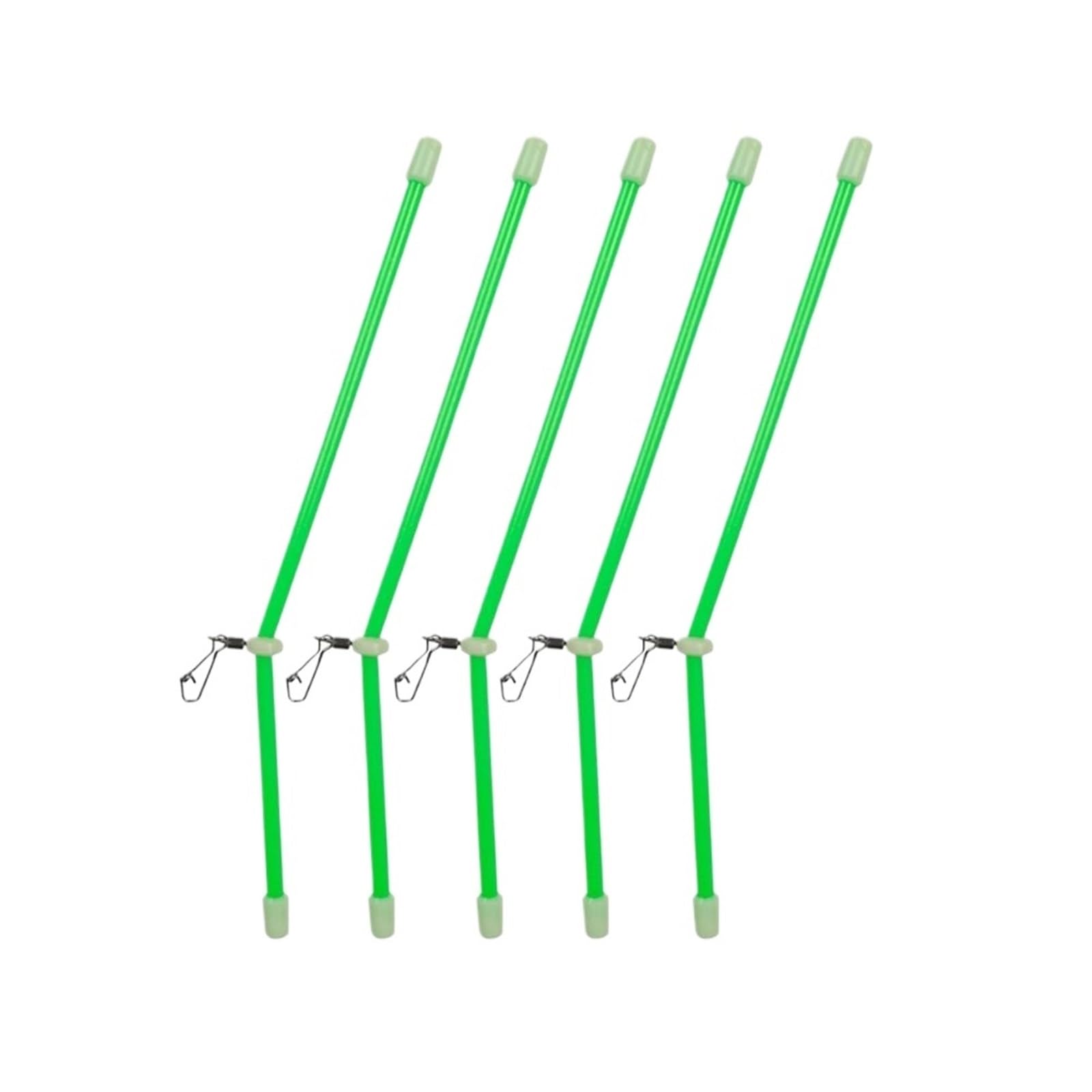 50 Soportes de Equilibrio for Tubos Pesca Luminosos, antienredos, con eslabones giratorios presión Plomo