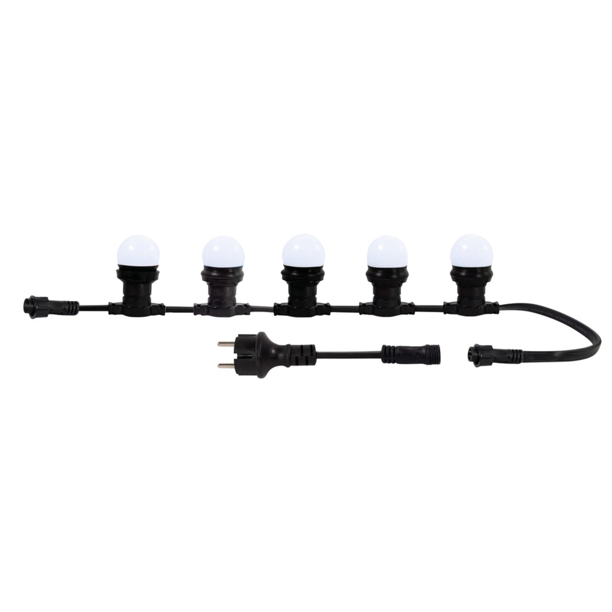 Guirlande LED 10 Ampoules E27 Blanc 10M connectable