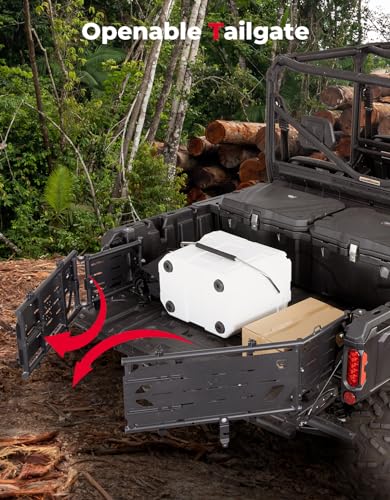 Extensor de portón trasero KEMIMOTO para más almacenamiento en Can-Am Defender MAX 5