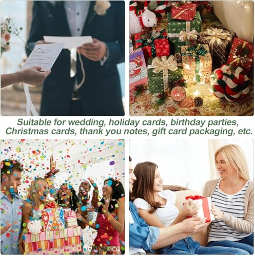 24 Stück Briefumschläge Kraftpapier Bunt,Farbige Umschläge mit Band,Briefumschläge Bunt mit Bändern,Geschenkumschlag ohne Fenster für handgefertigte Einladungen,Hochzeits- oder Festival-Karten